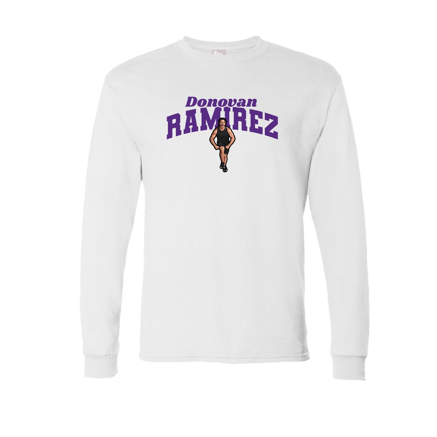 Long Sleeve Tee — Signature Arch in White