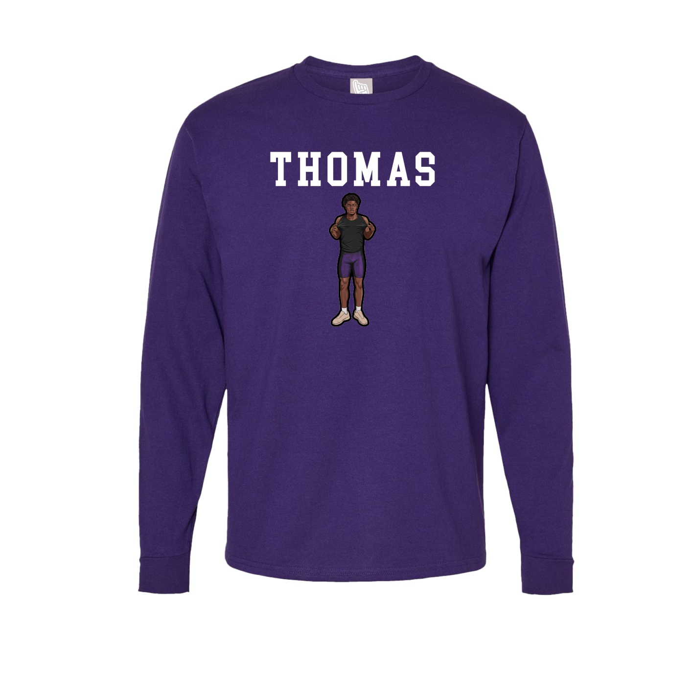 Long Sleeve Tee — Shirsey in Purple