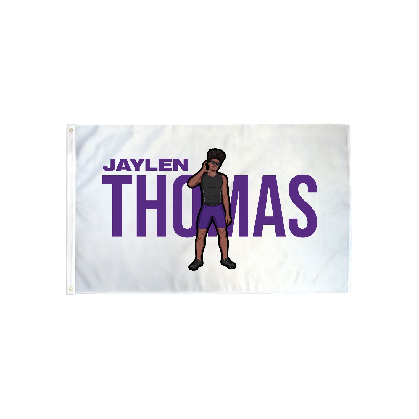 3x5 Flag — Player Name in Classic