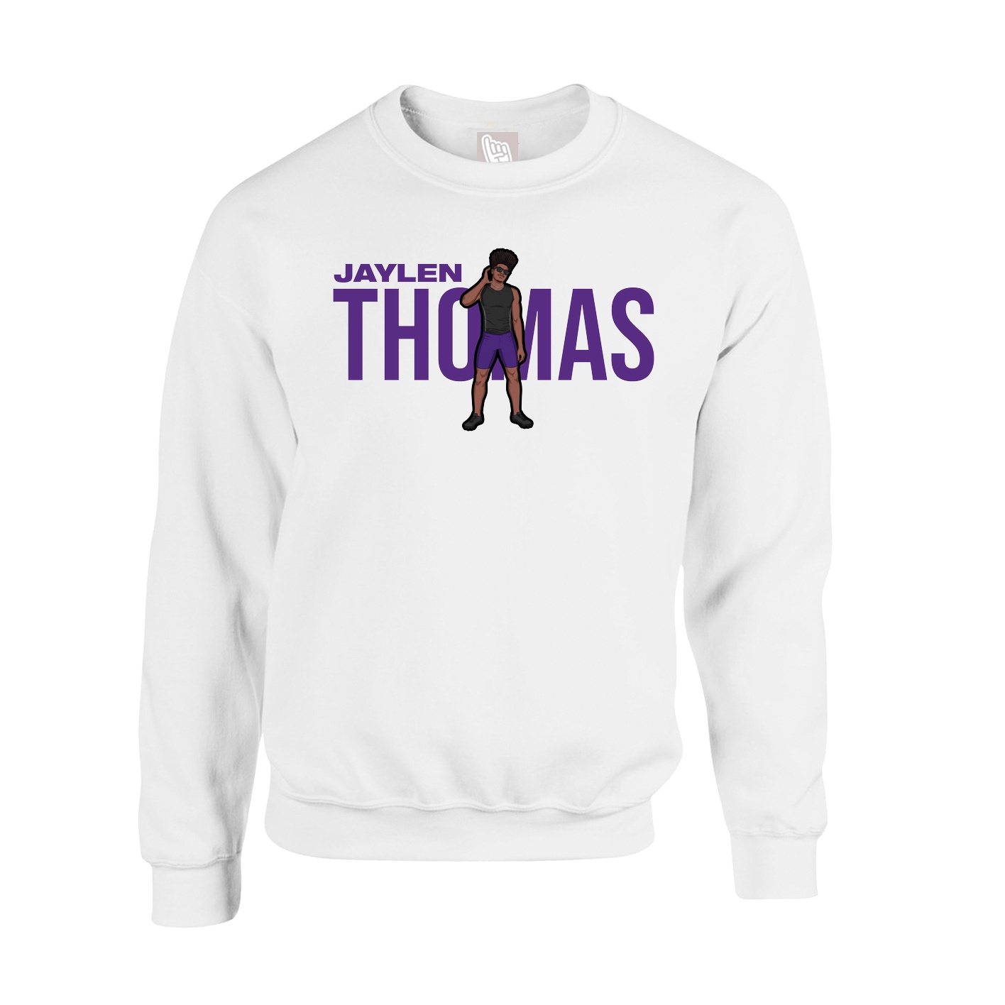 Fleece Crew — Player Name in White