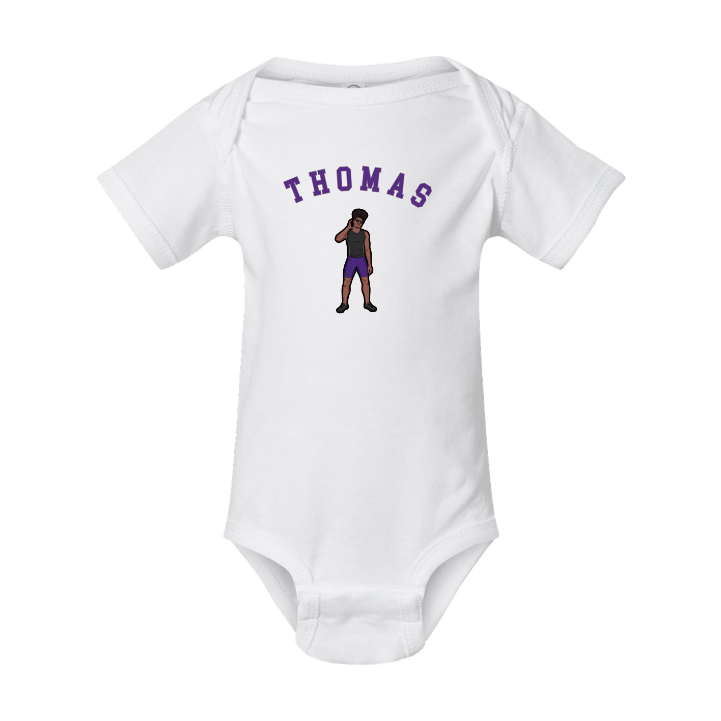 Baby Onesie — Shirsey Arch in White