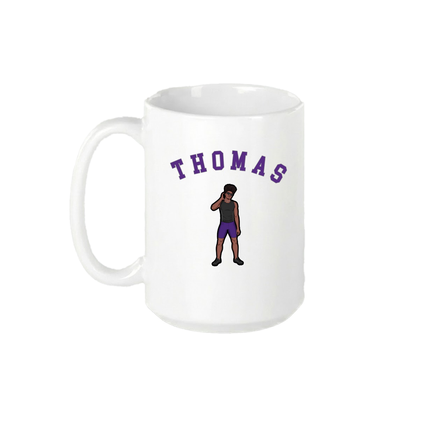 15oz Coffee Mug — Shirsey Arch in White