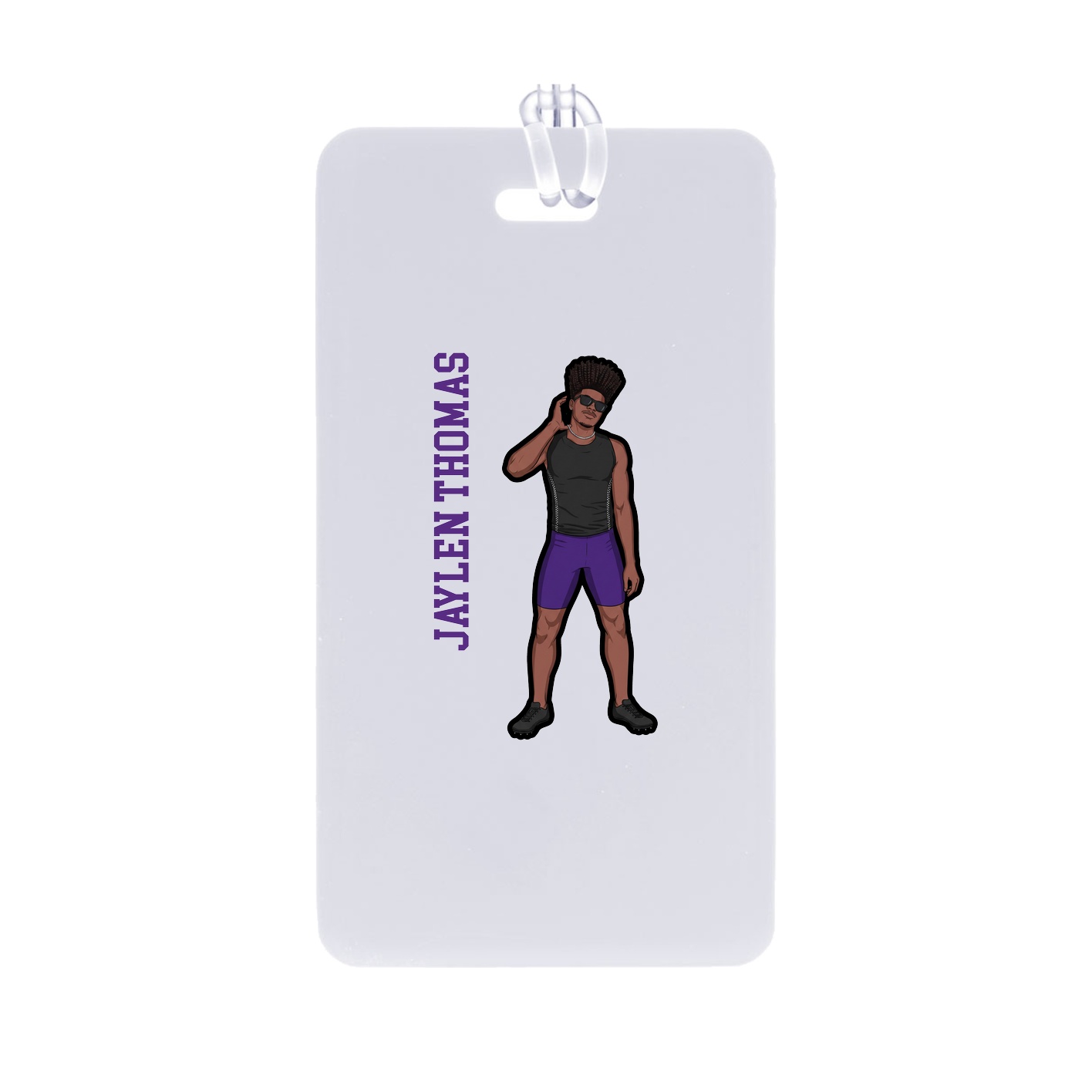Bag Tag — Name Vertical in Classic
