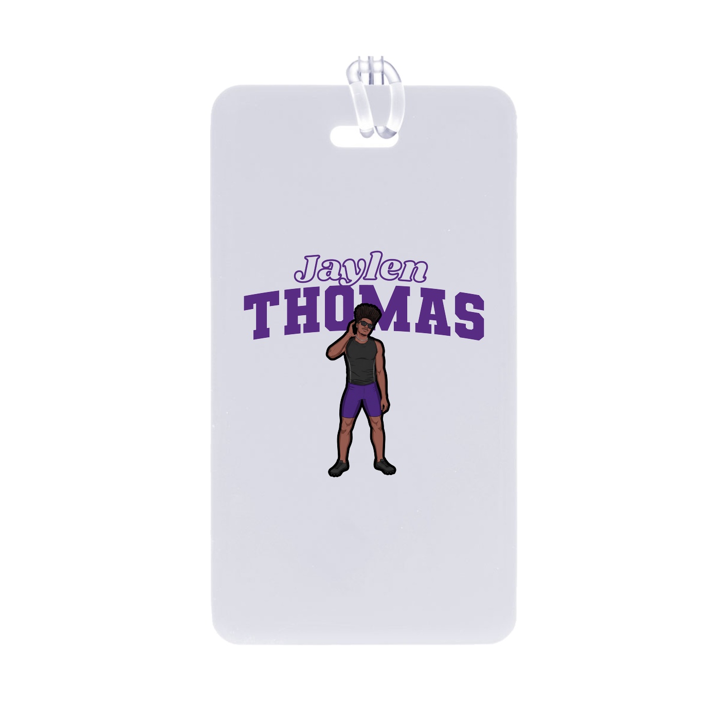 Bag Tag — Name Arch in Classic