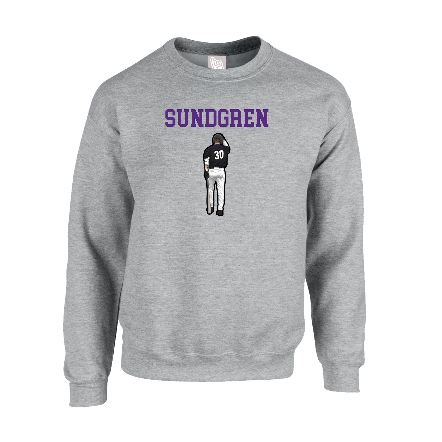 Fleece Crew — Shirsey in Grey
