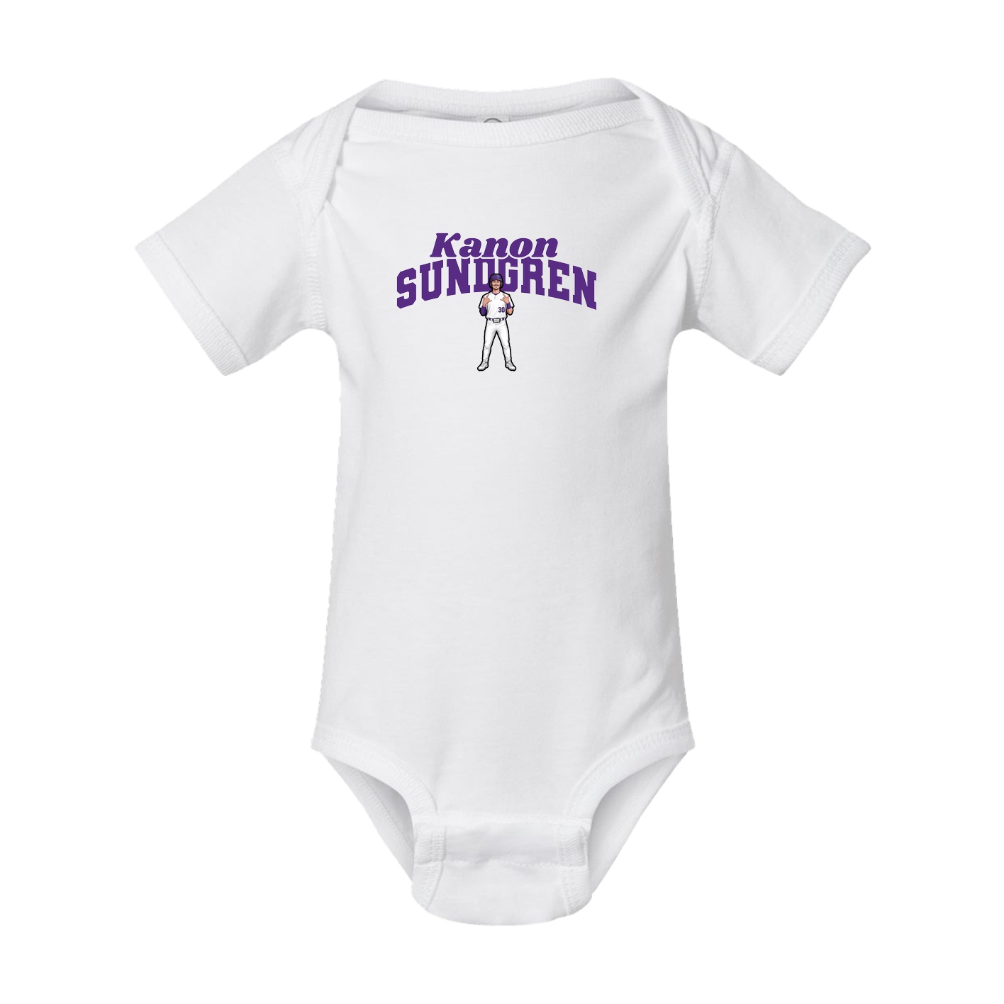 Baby Onesie — Signature Arch in White