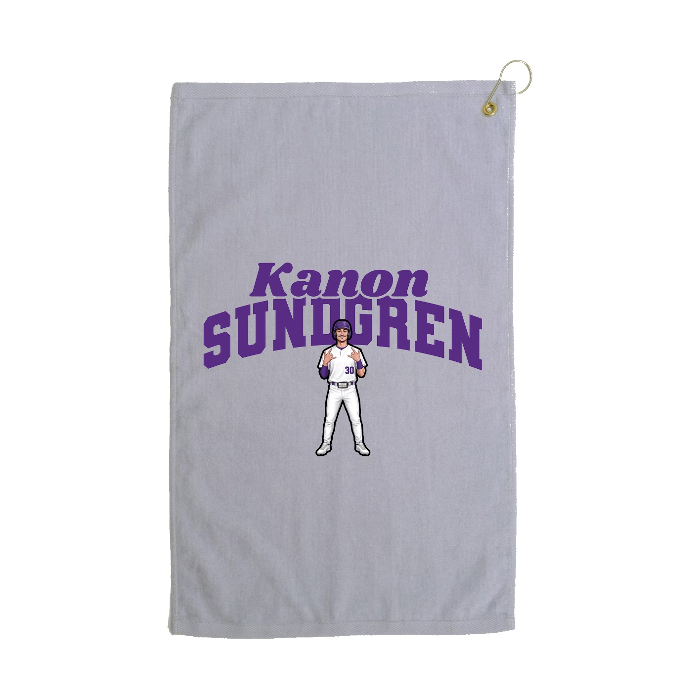 Golf Towel — Signature Arch in Grey