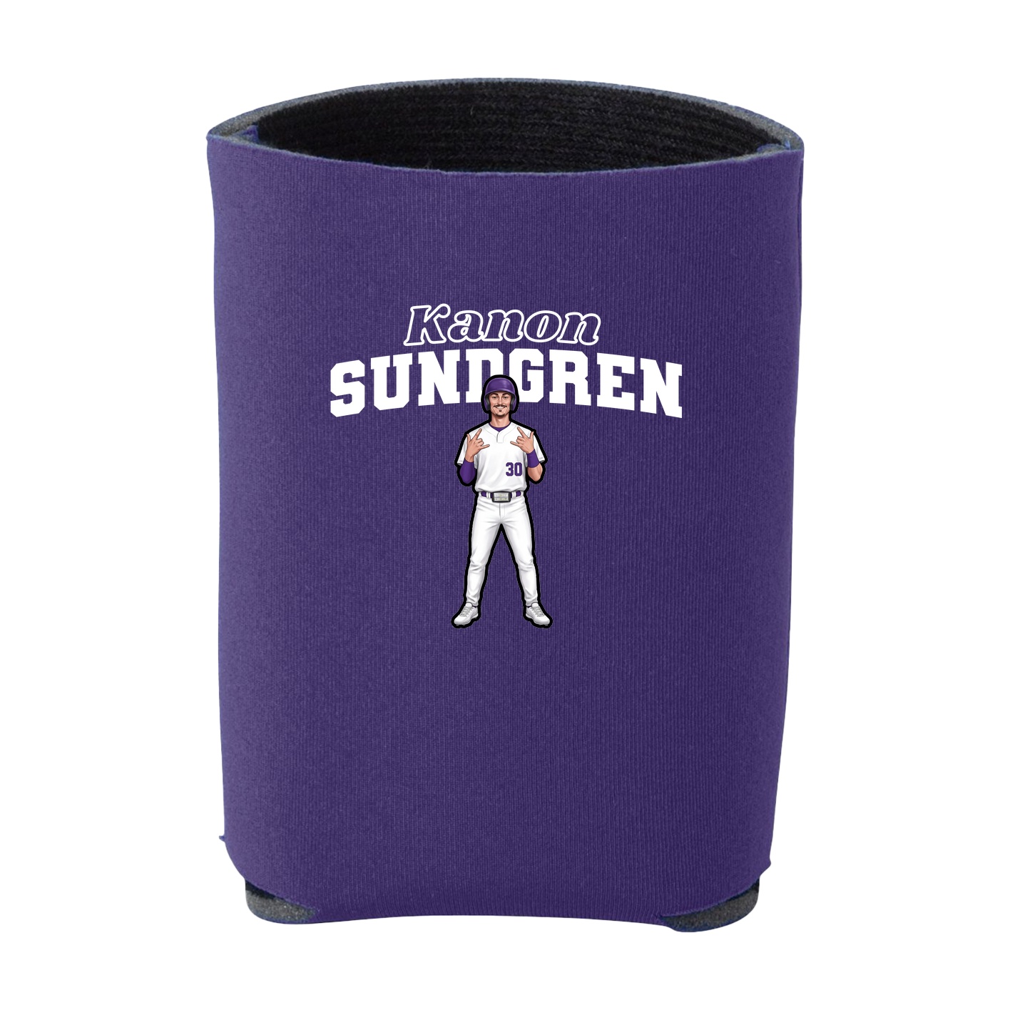 Can Holder — Name Arch in Purple