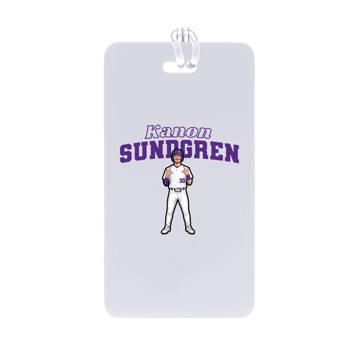 Bag Tag — Name Arch in Classic