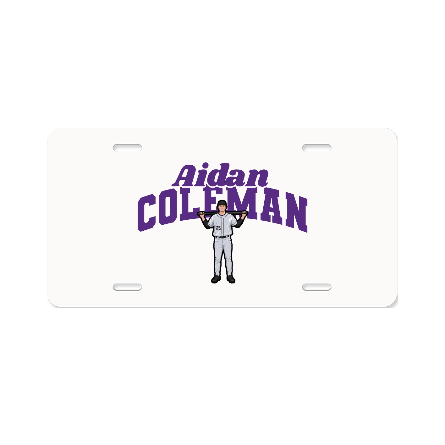License Plate — Signature Arch in Classic