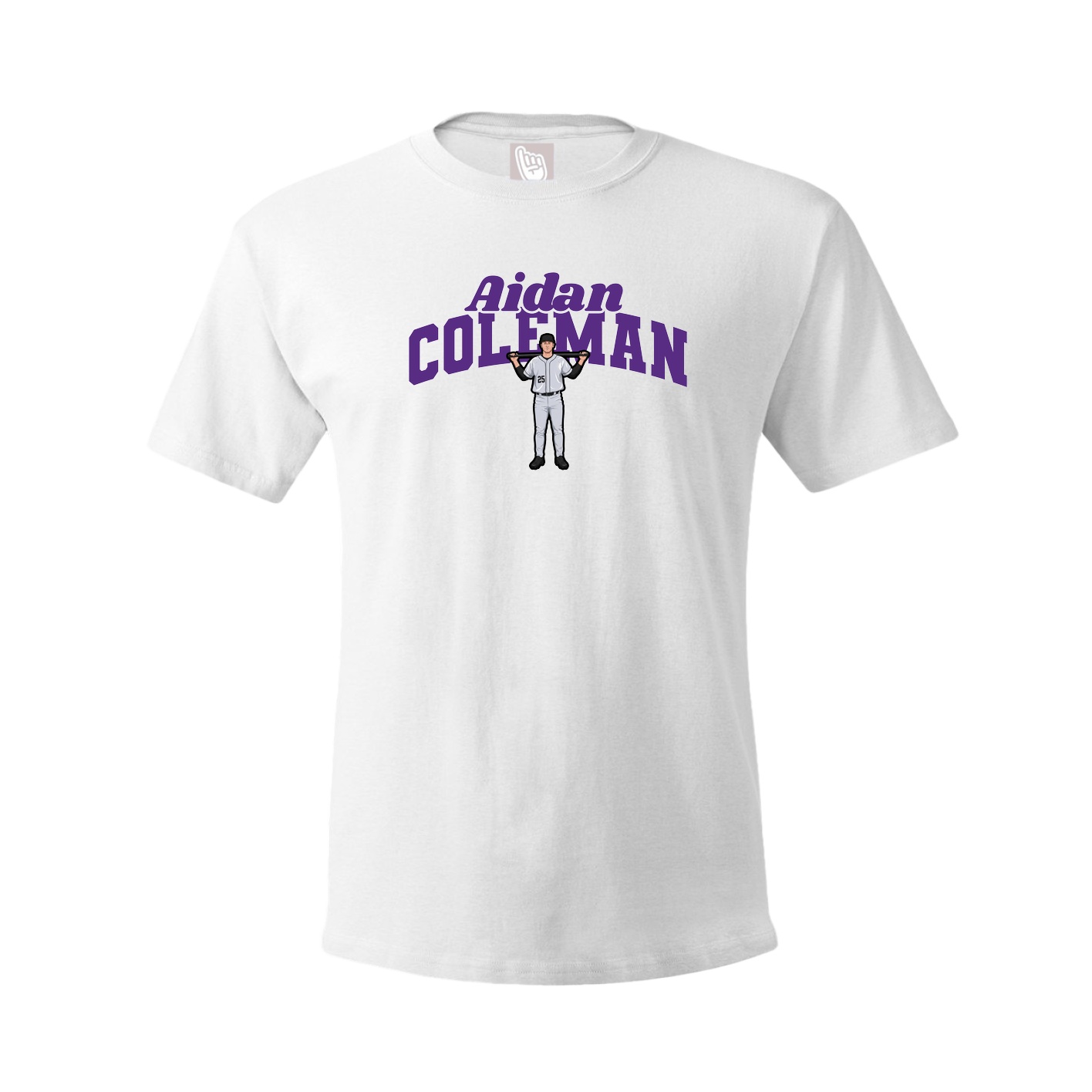 Youth Tee — Signature Arch in White