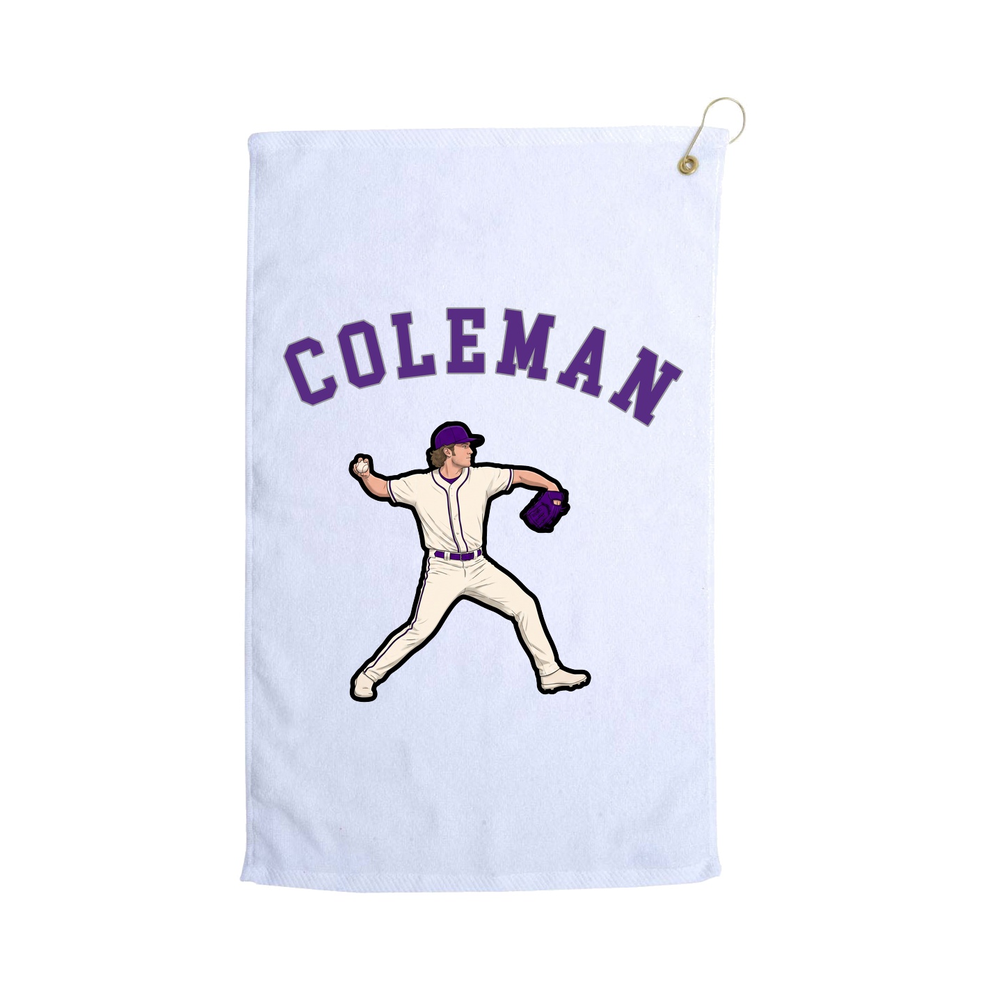 Golf Towel — Shirsey Arch in White