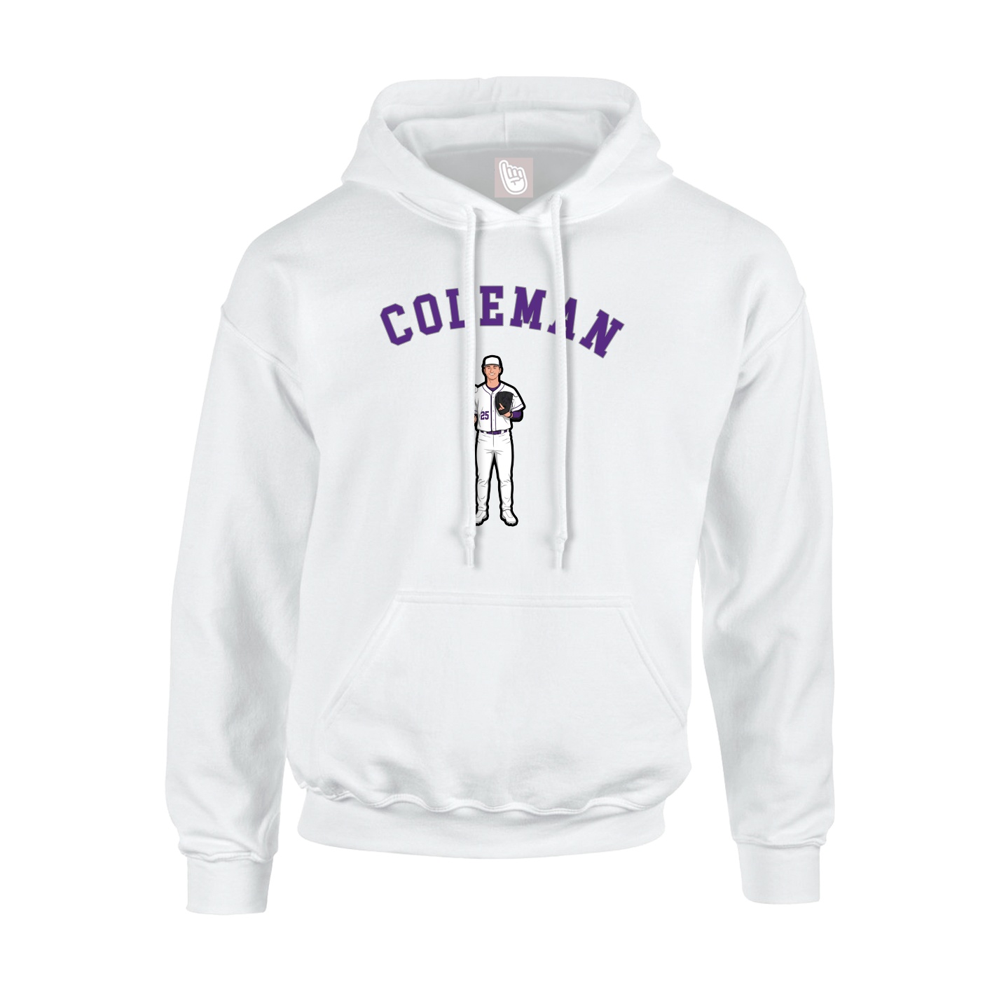 Hoodie — Shirsey Arch in White