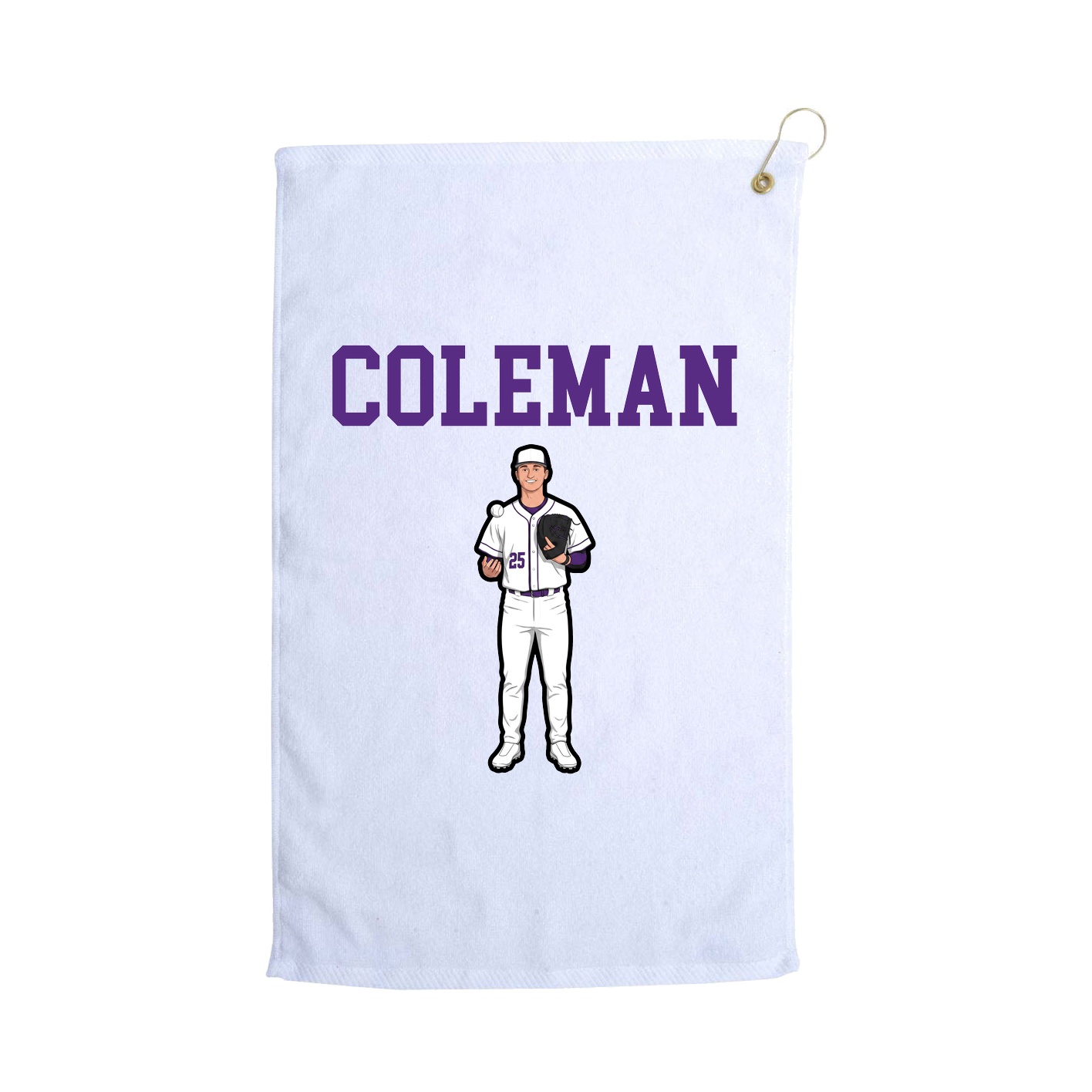 Golf Towel — Shirsey in White