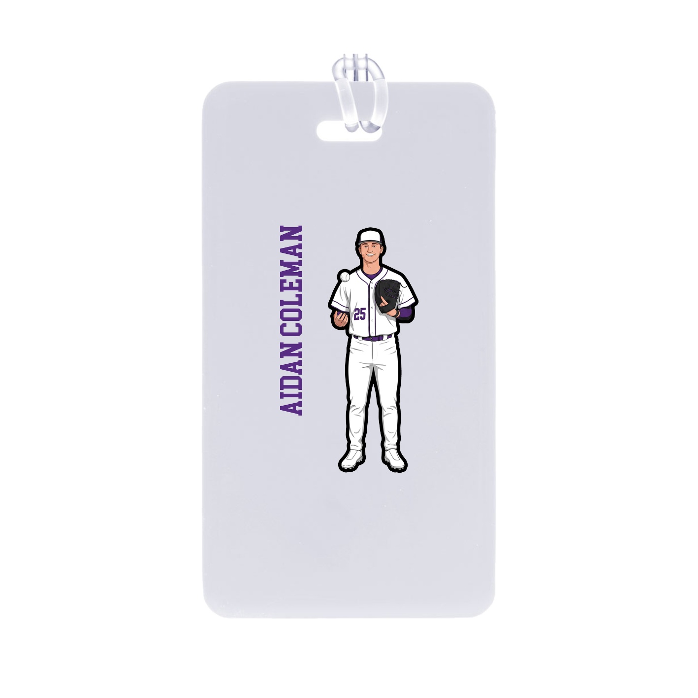 Bag Tag — Name Vertical in Classic