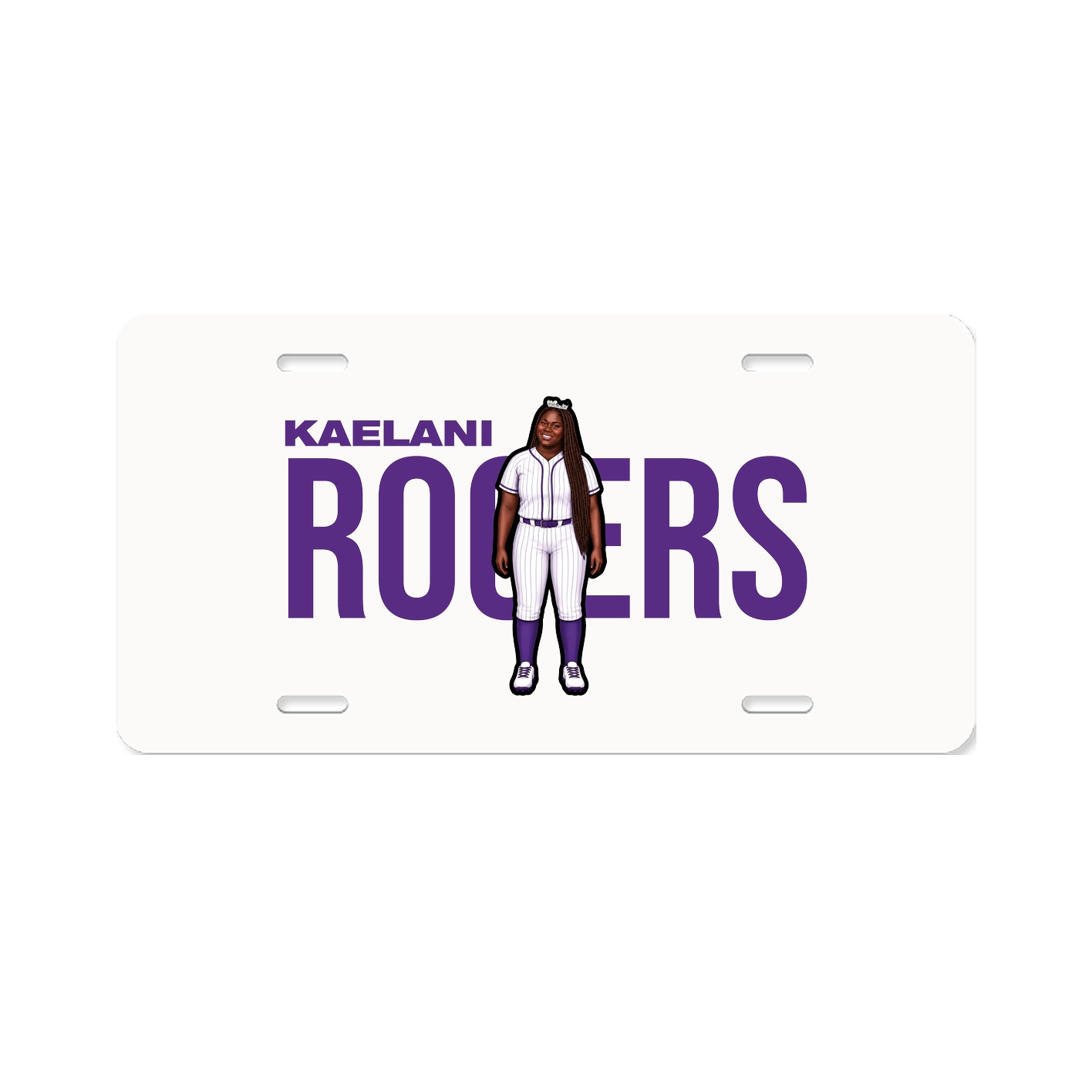 License Plate — Player Name in Classic