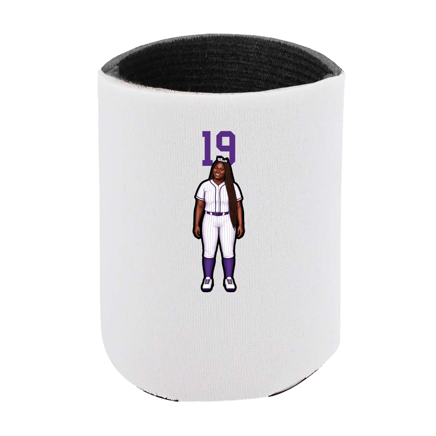 Can Holder — Number Top in White