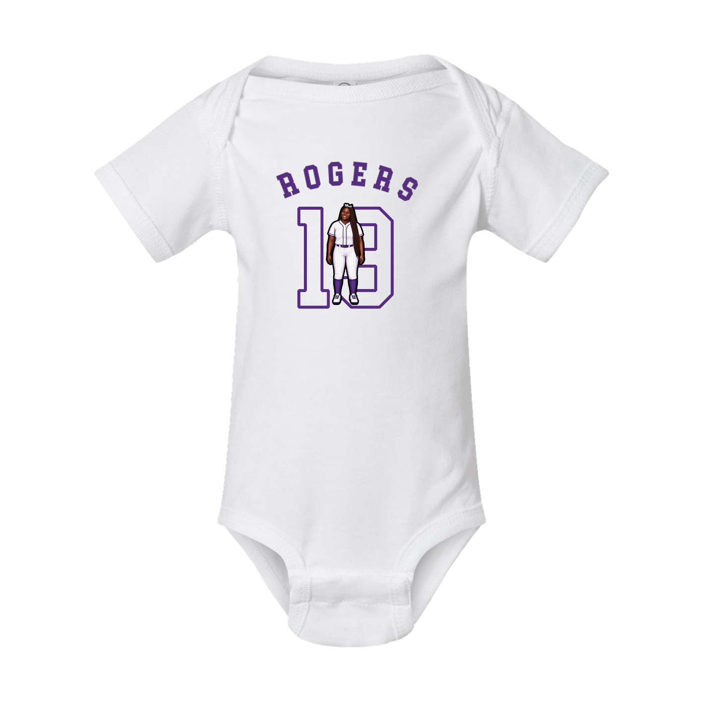 Baby Onesie — Shirsey Arch in White