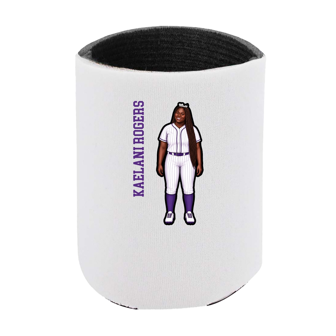 Can Holder — Name Vertical in White