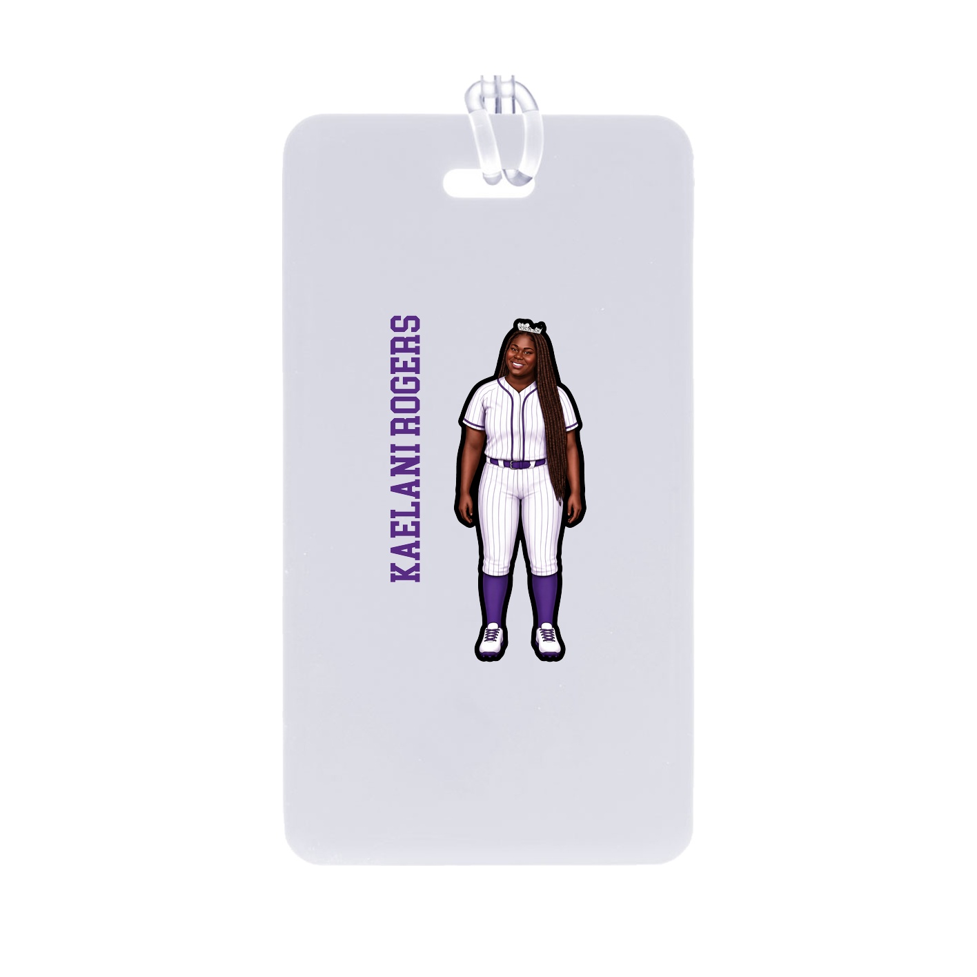 Bag Tag — Name Vertical in Classic