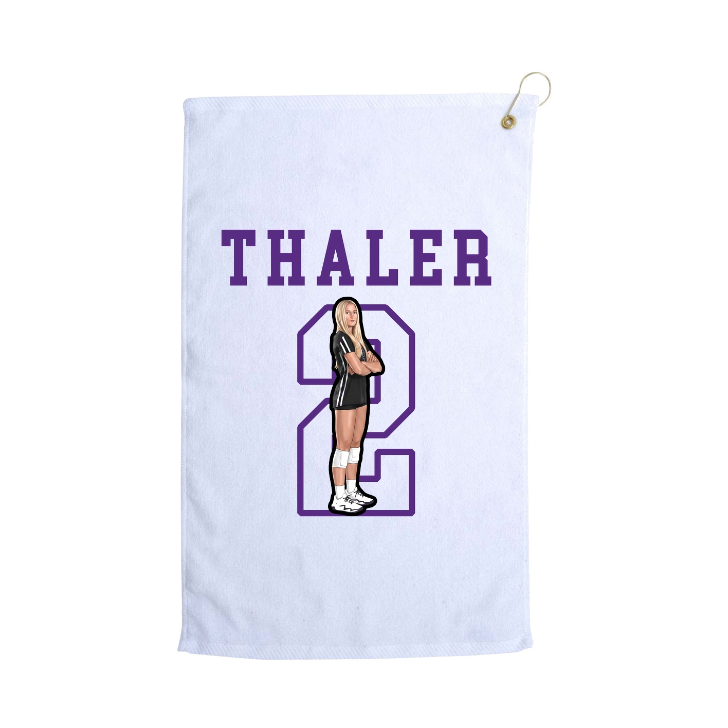 Golf Towel — Shirsey in White