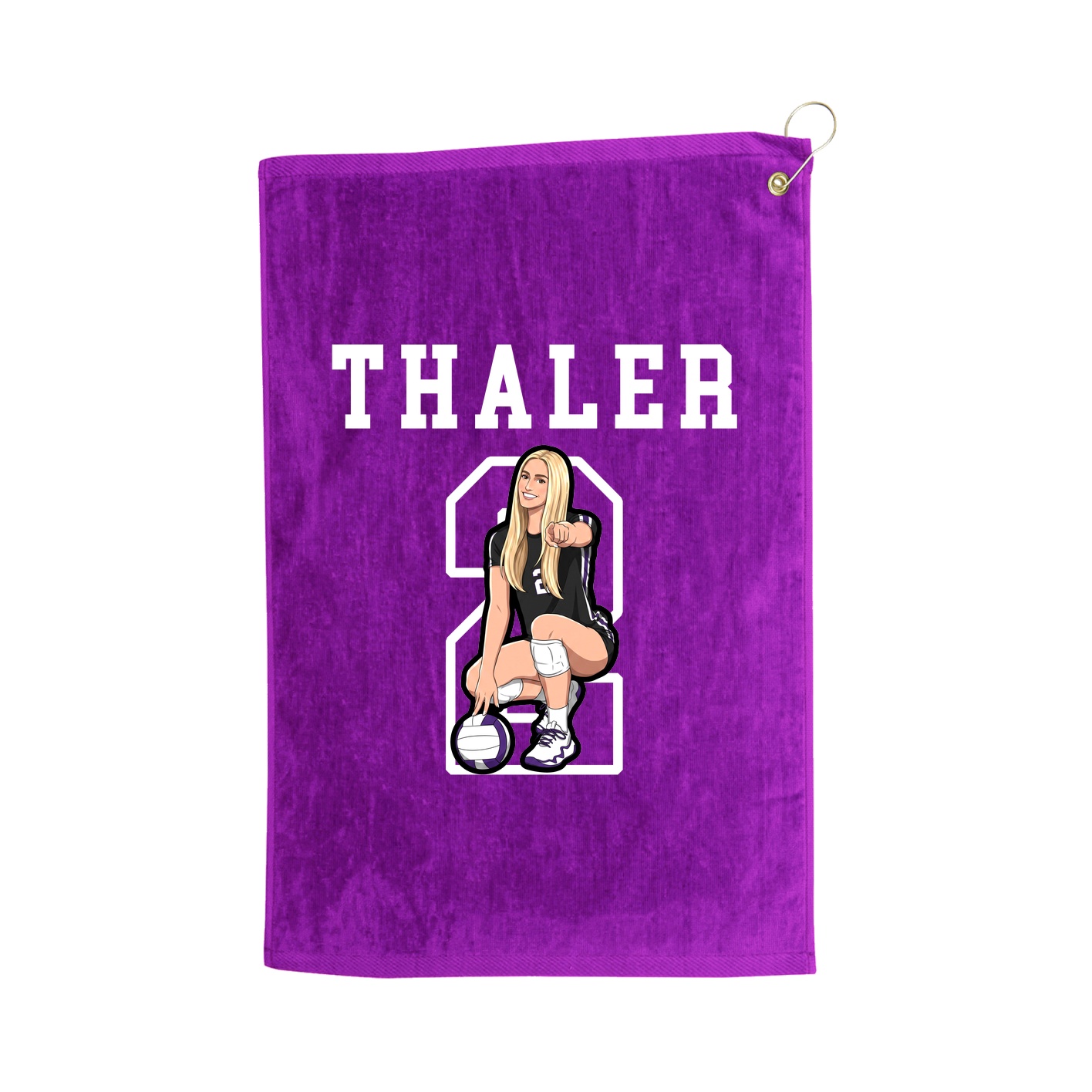 Golf Towel — Shirsey in Purple