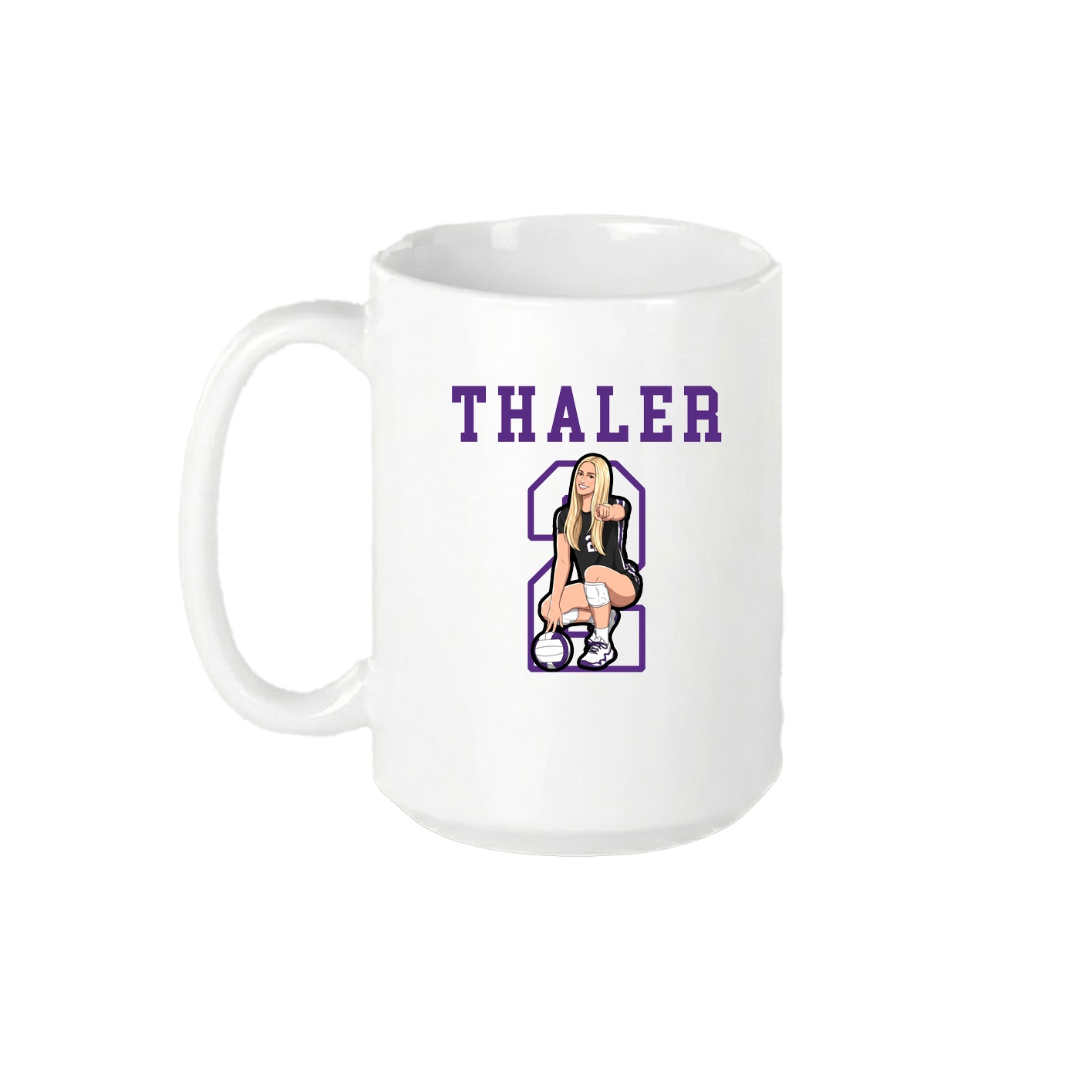 15oz Coffee Mug — Shirsey in White