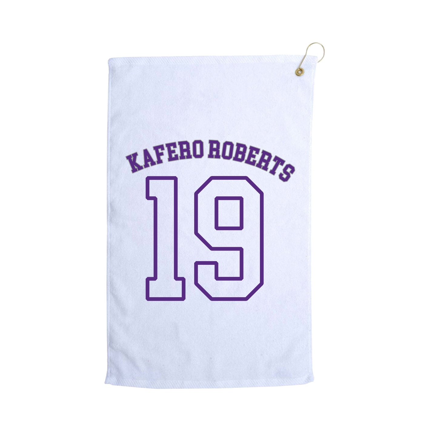 Golf Towel — Shirsey Arch in White
