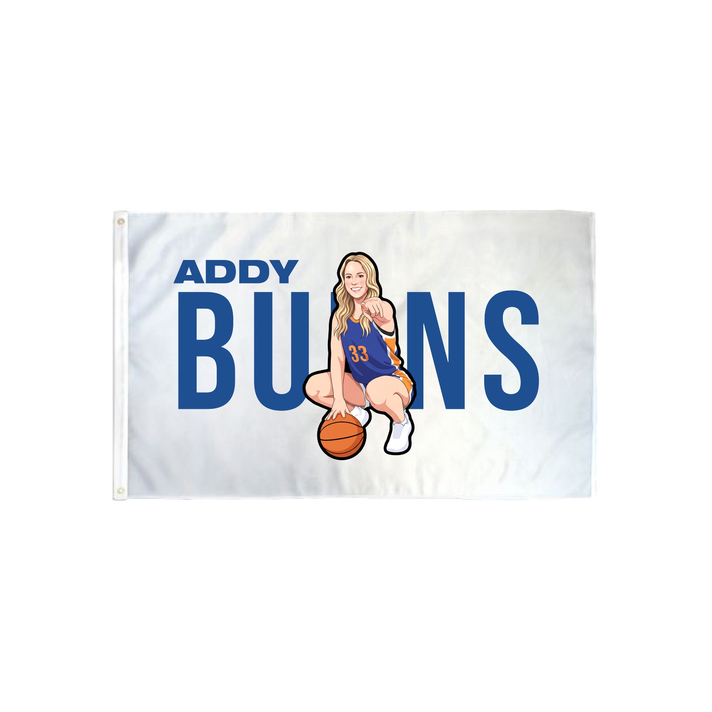 3x5 Flag — Player Name in Classic