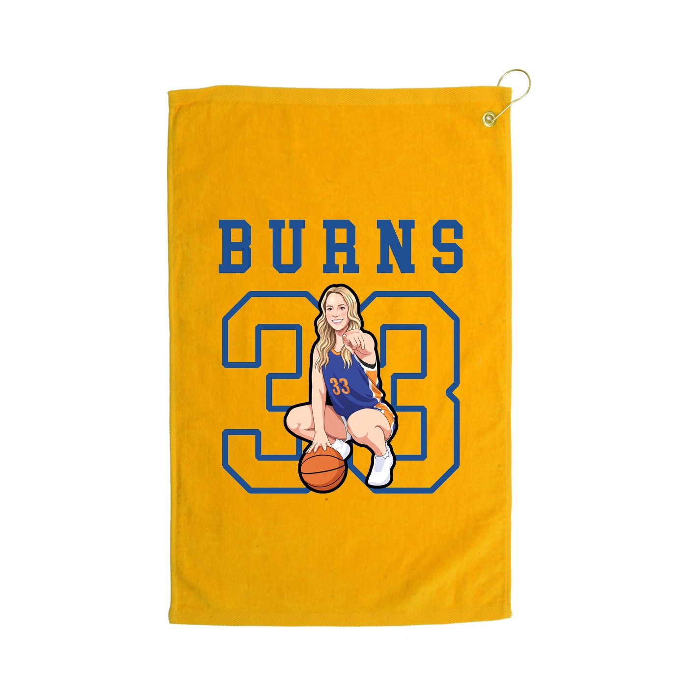 Golf Towel — Shirsey in Gold