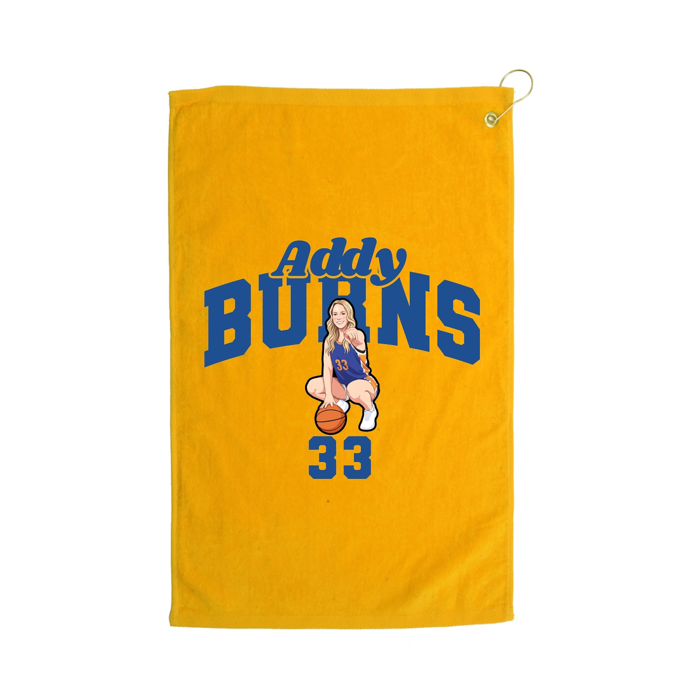 Golf Towel — Signature Arch in Gold