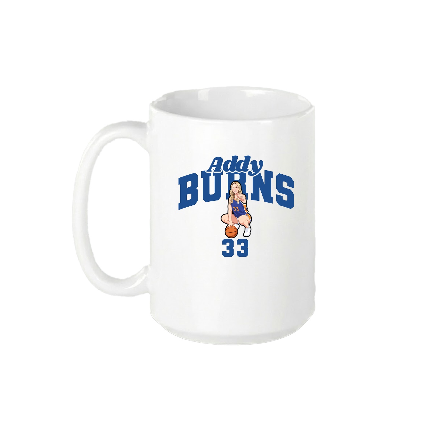 15oz Coffee Mug — Signature Arch in White
