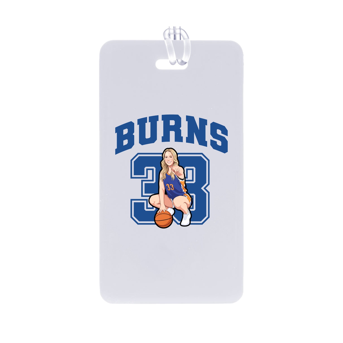 Bag Tag — Number in Classic