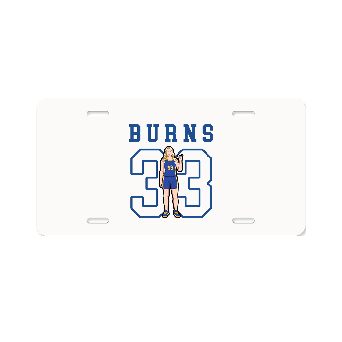 License Plate — Shirsey in Classic