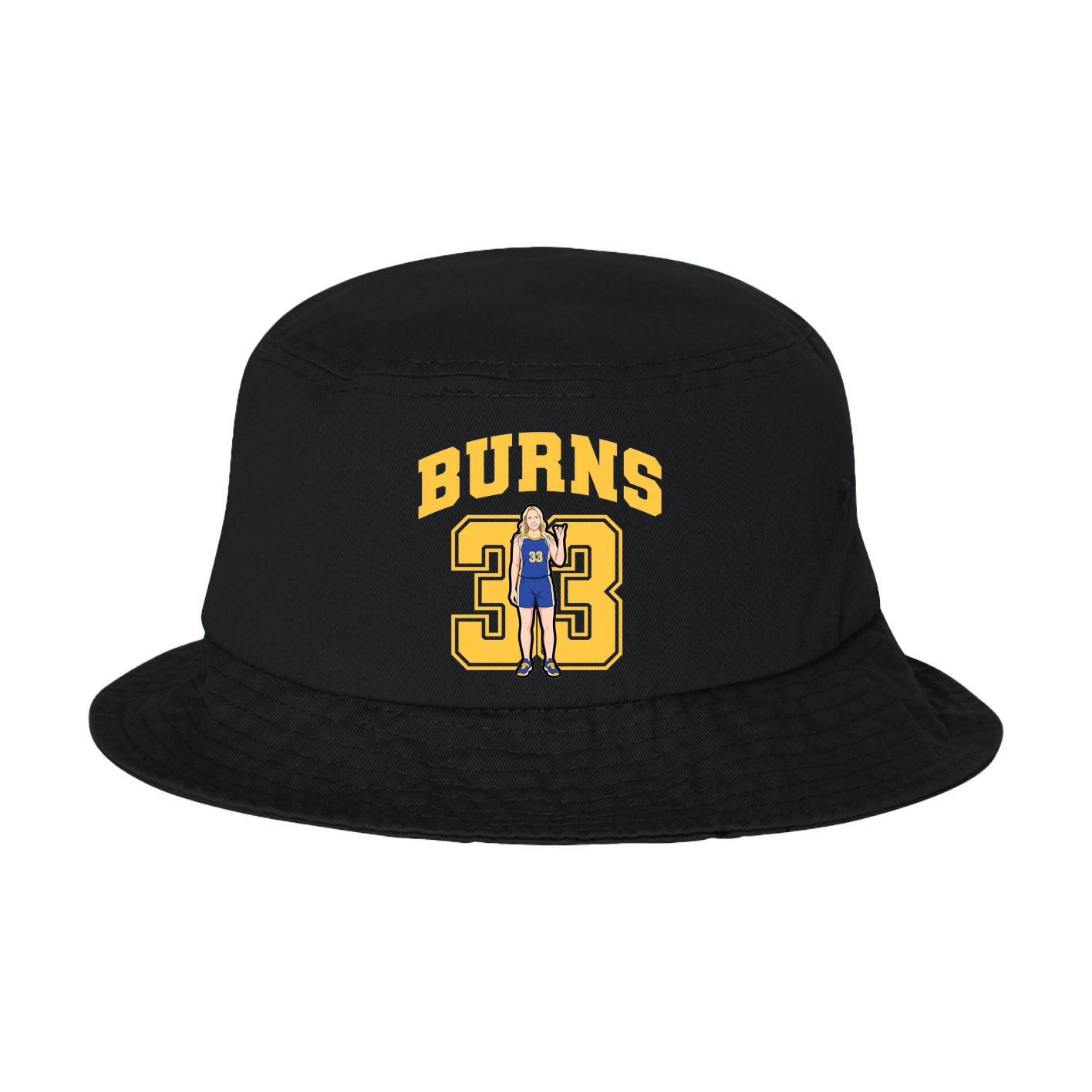 Bucket Cap — Number in Black