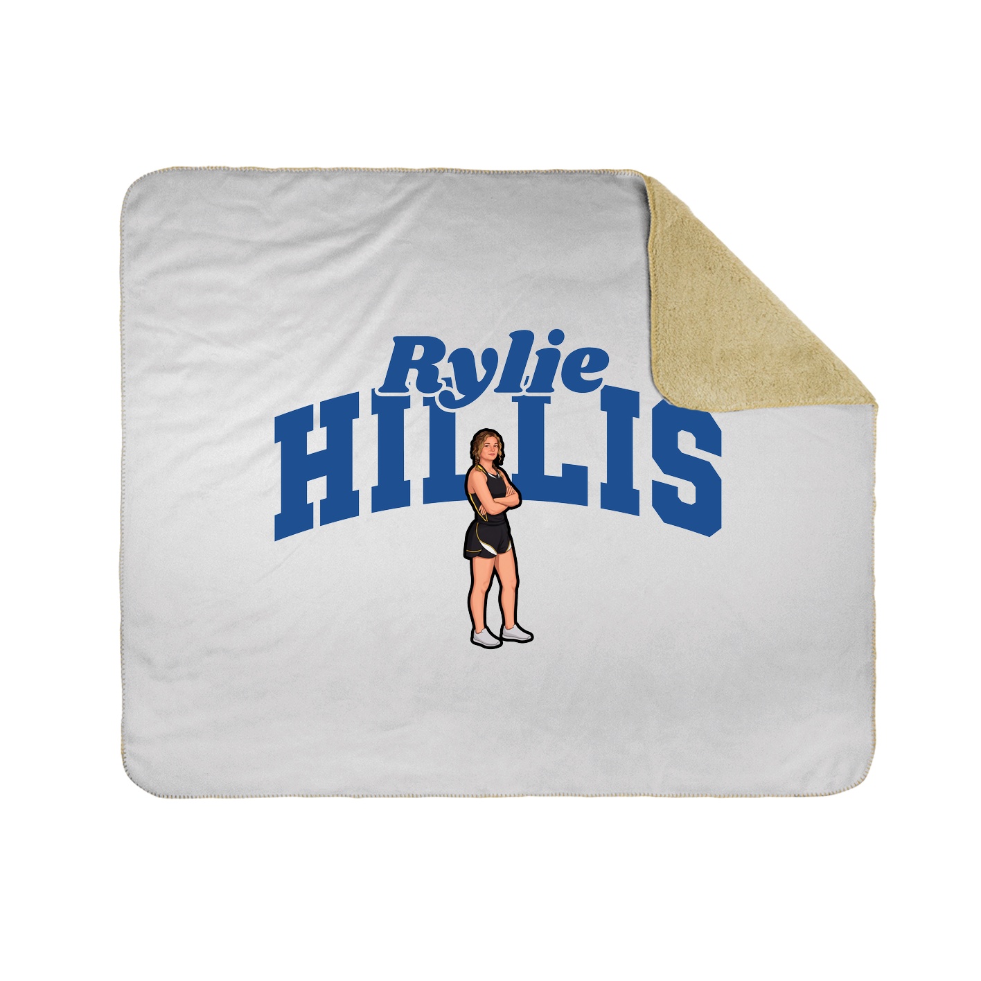 Throw Blanket — Signature Arch in White
