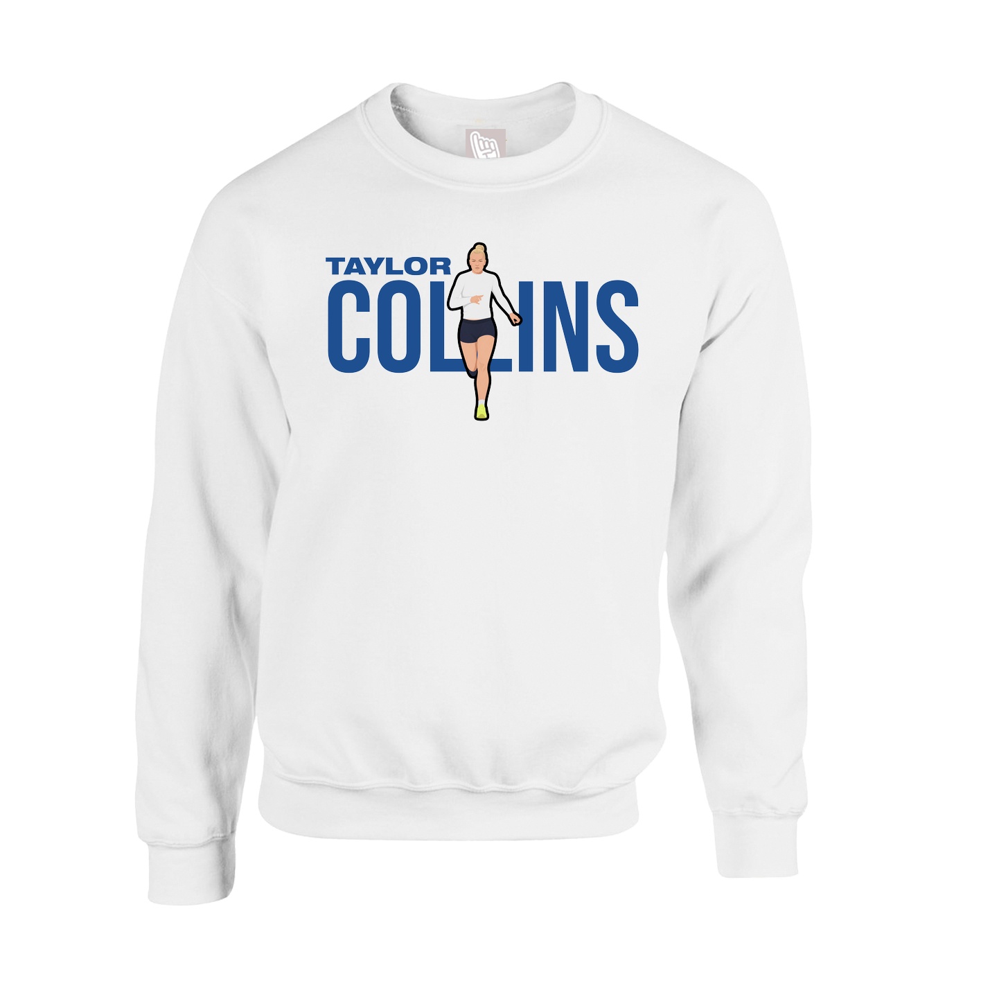 Fleece Crew — Player Name in White