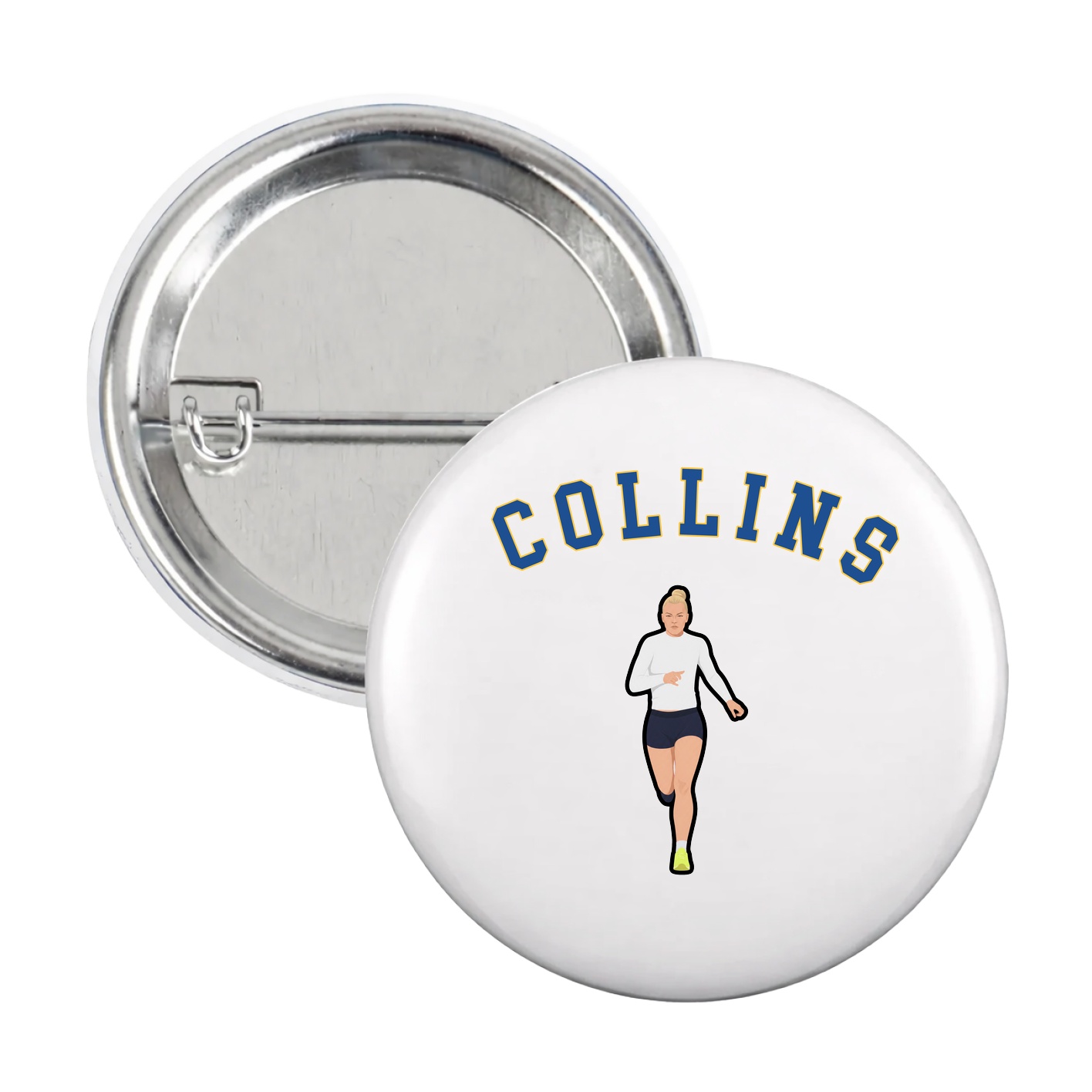 Game Day Button — Shirsey Arch in White