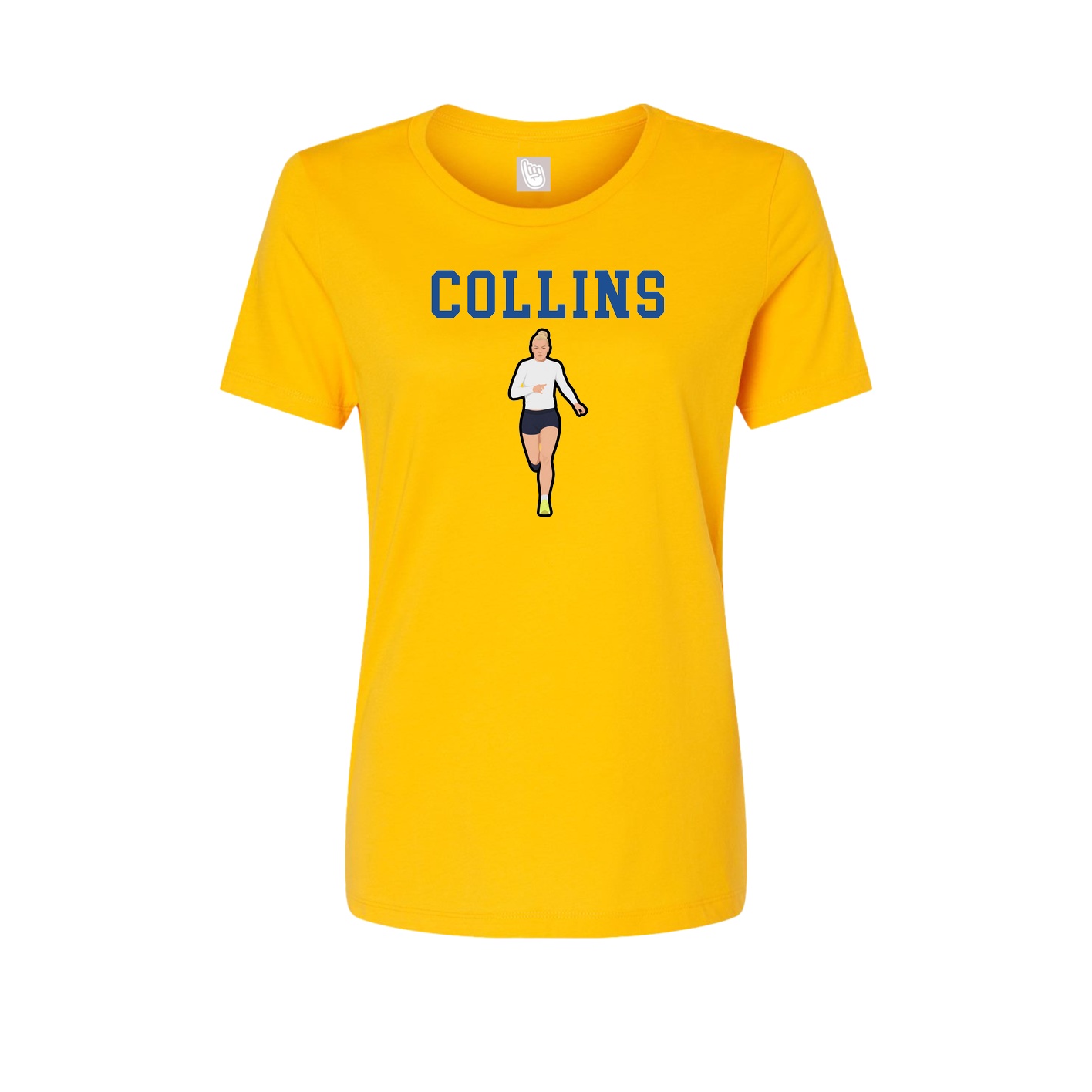 Fitted Women's Tee — Shirsey in Gold