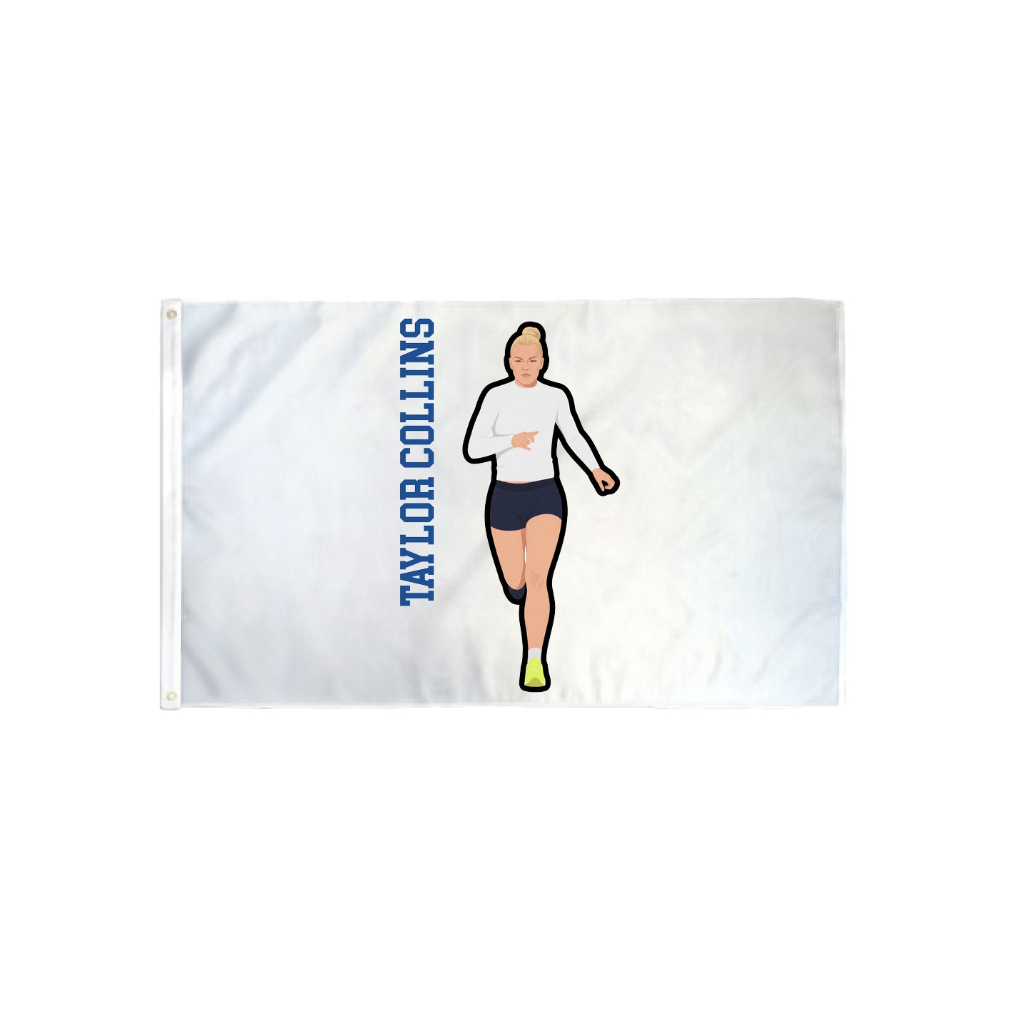 3x5 Flag — Name Vertical in Classic