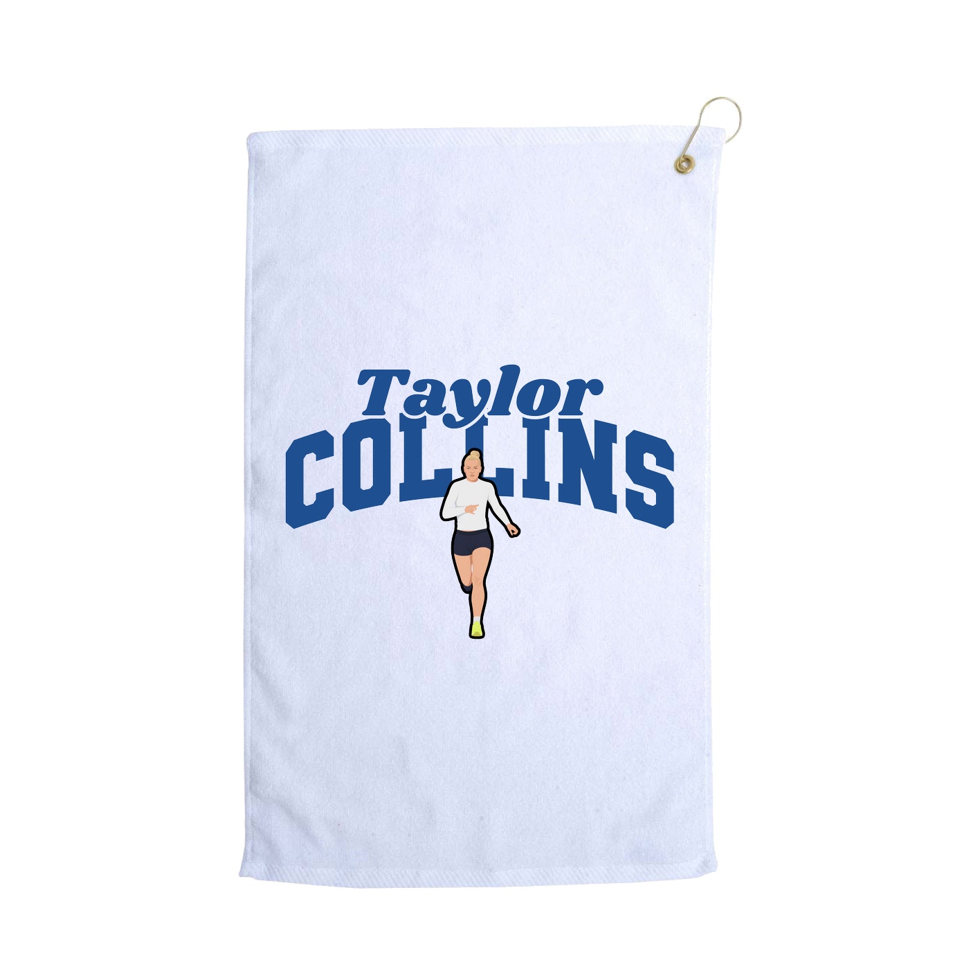 Golf Towel — Signature Arch in White