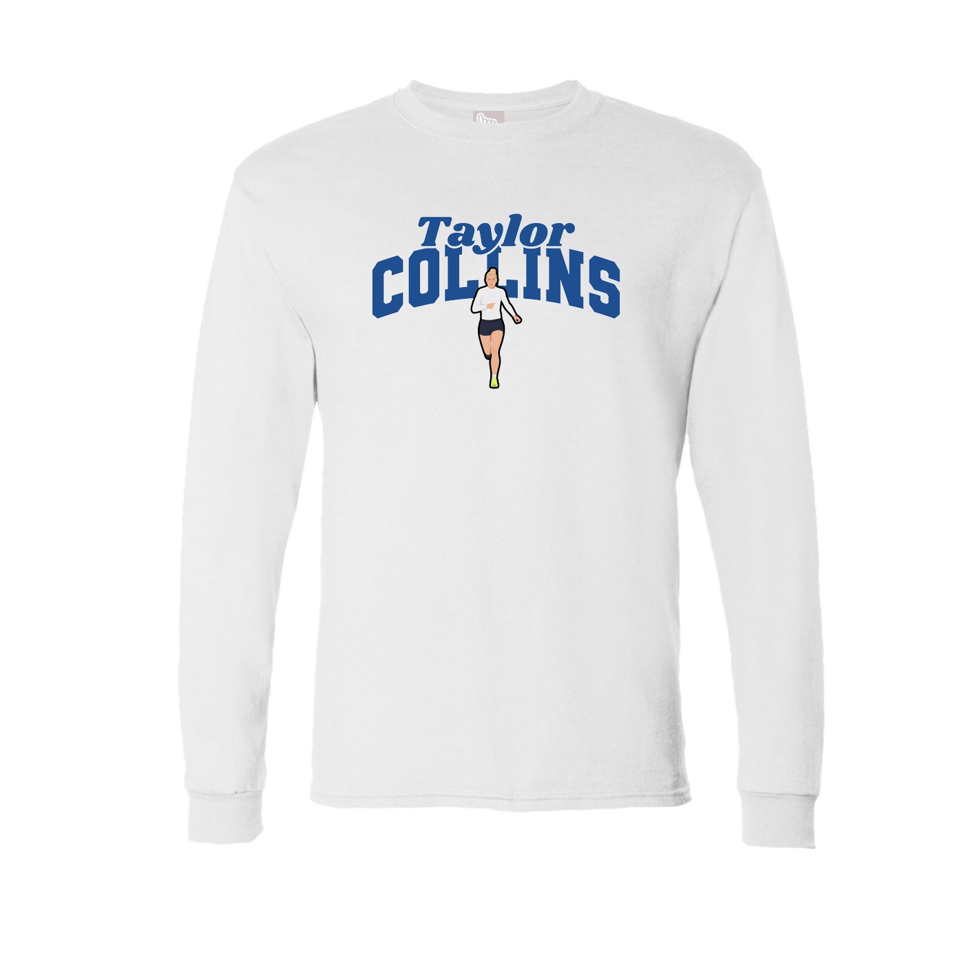 Long Sleeve Tee — Signature Arch in White