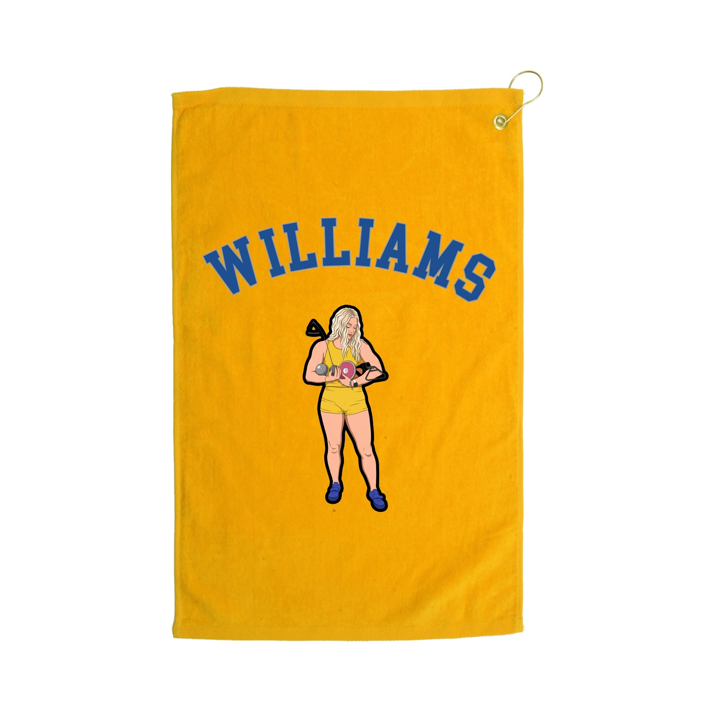 Golf Towel — Shirsey Arch in Gold