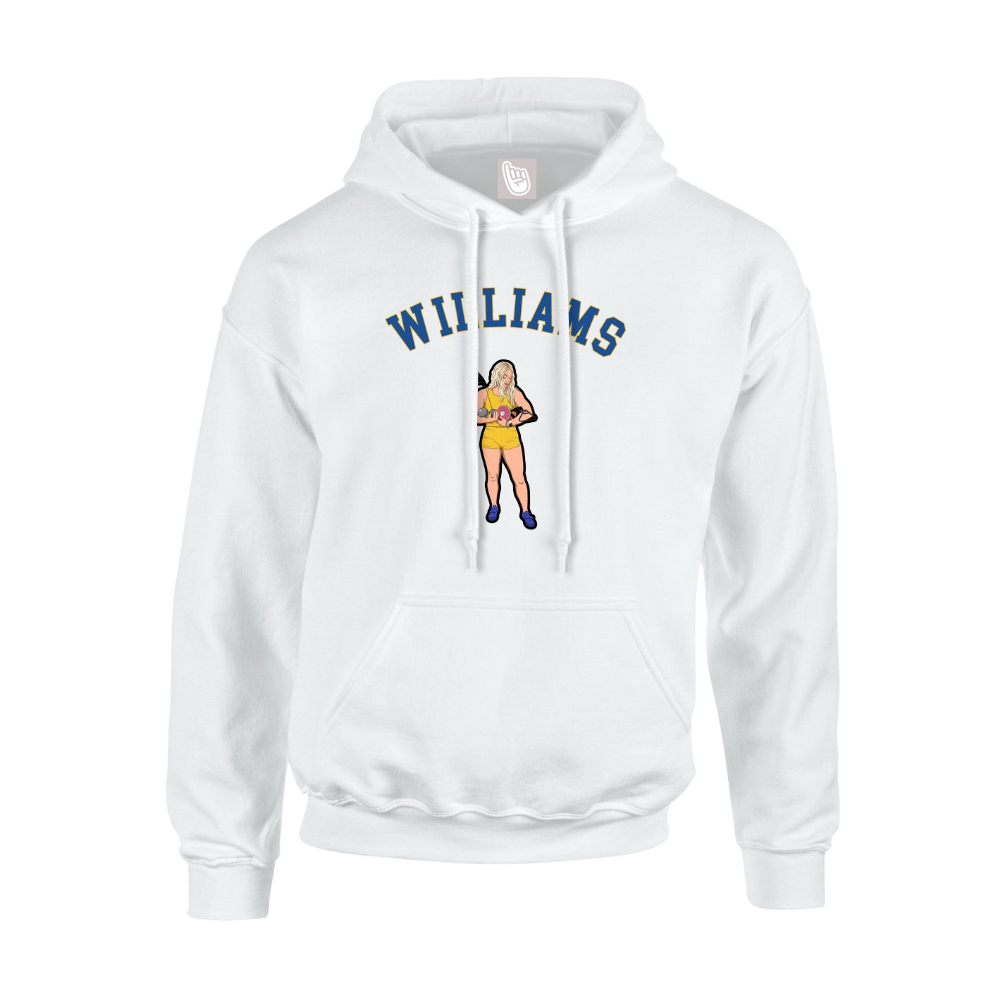 Hoodie — Shirsey Arch in White