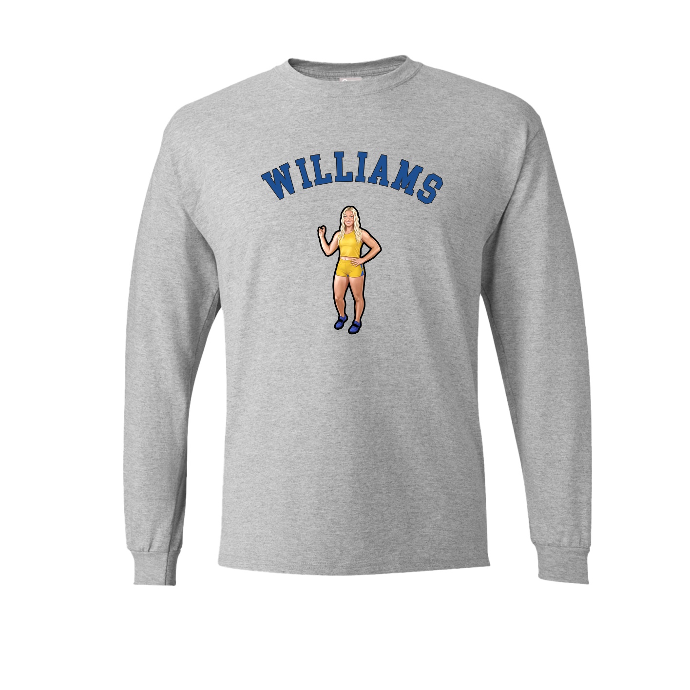 Long Sleeve Tee — Shirsey Arch in Grey