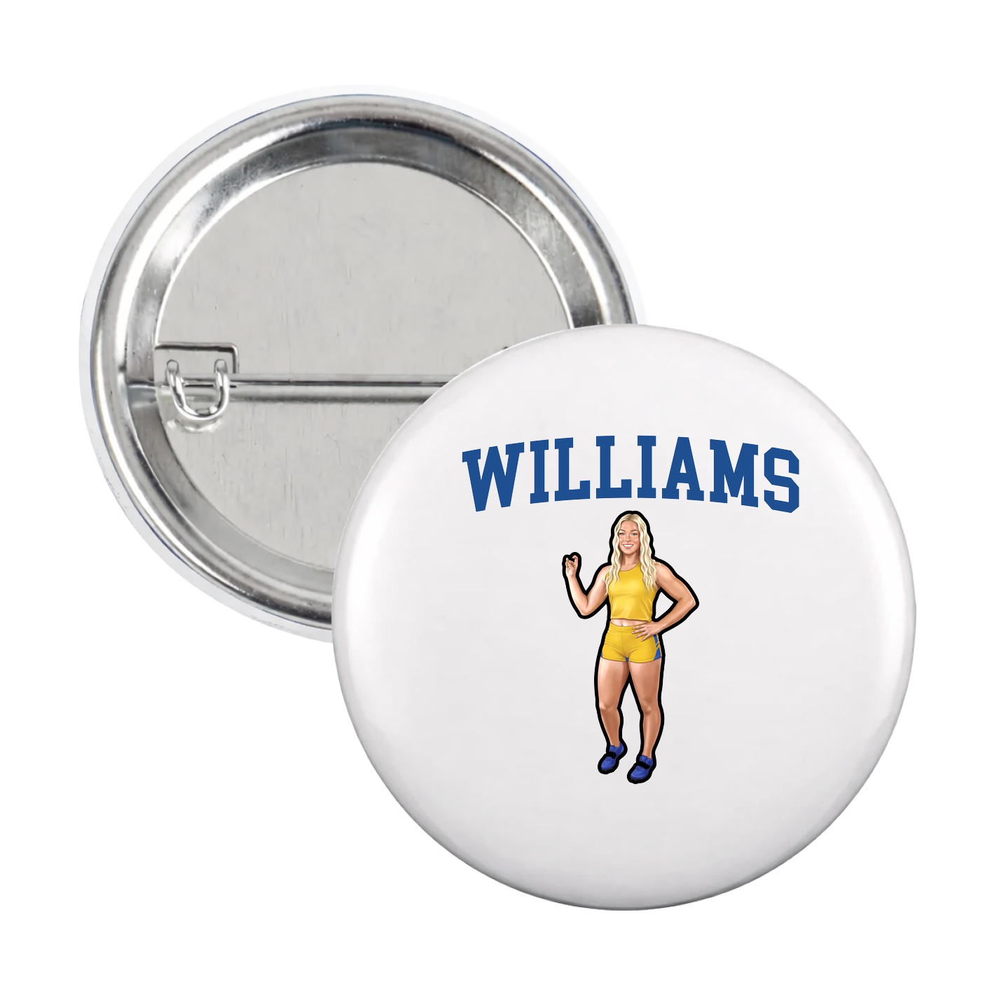 Game Day Button — Shirsey in White