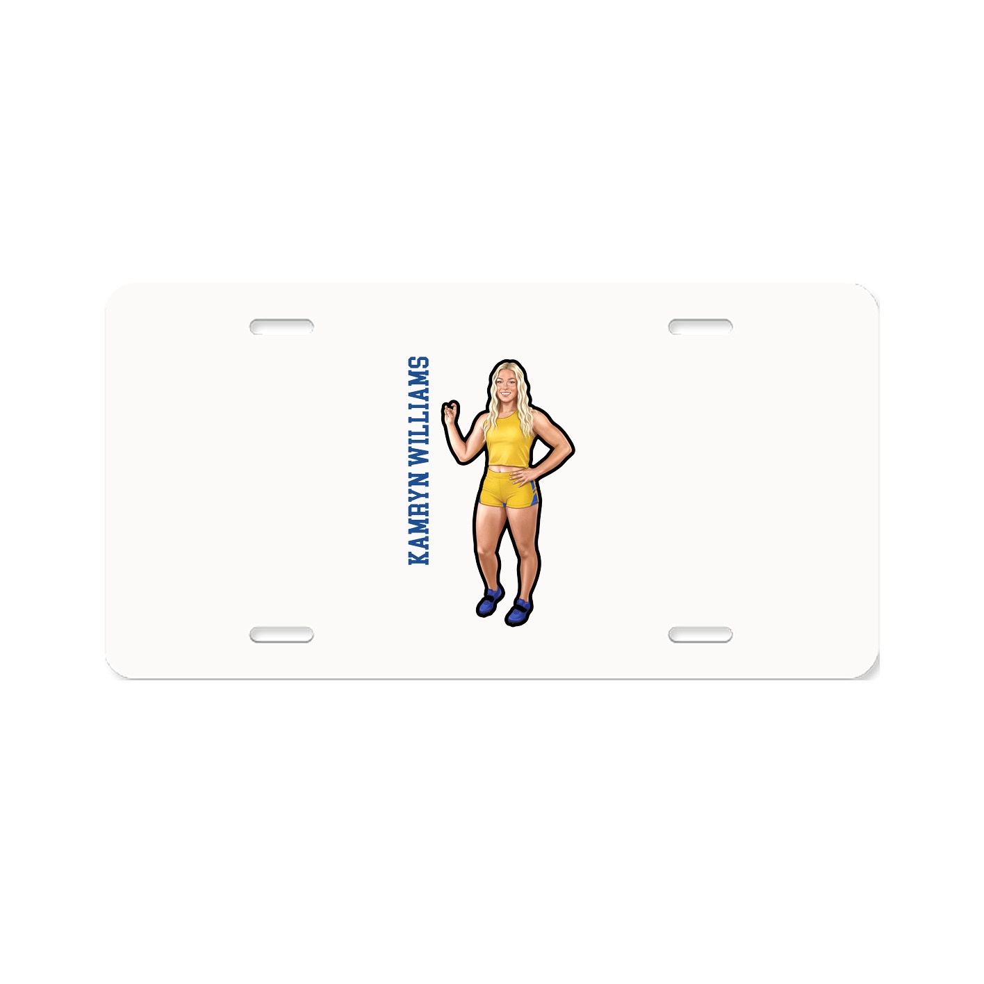 Aluminum License Plate