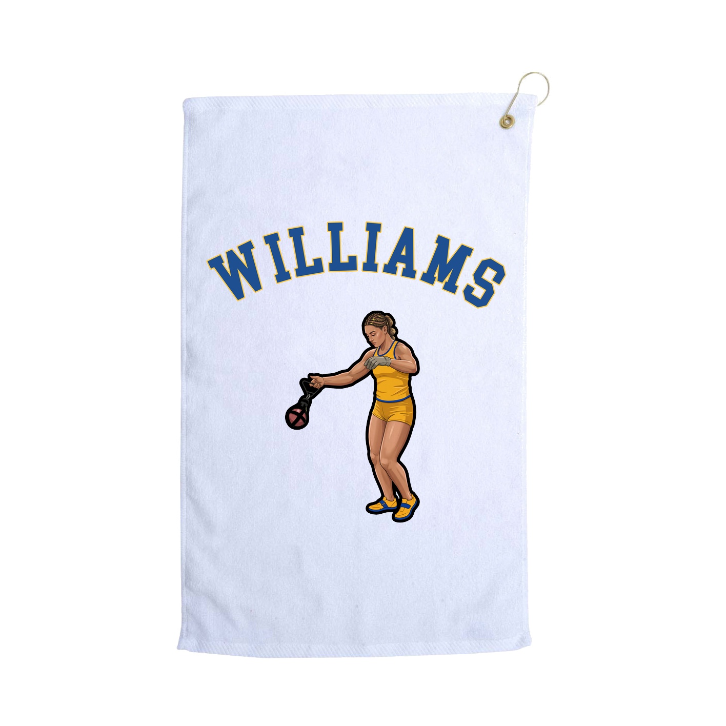 Golf Towel — Shirsey Arch in White
