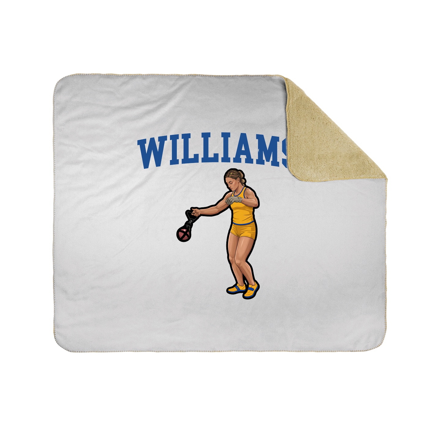 Throw Blanket — Shirsey in White