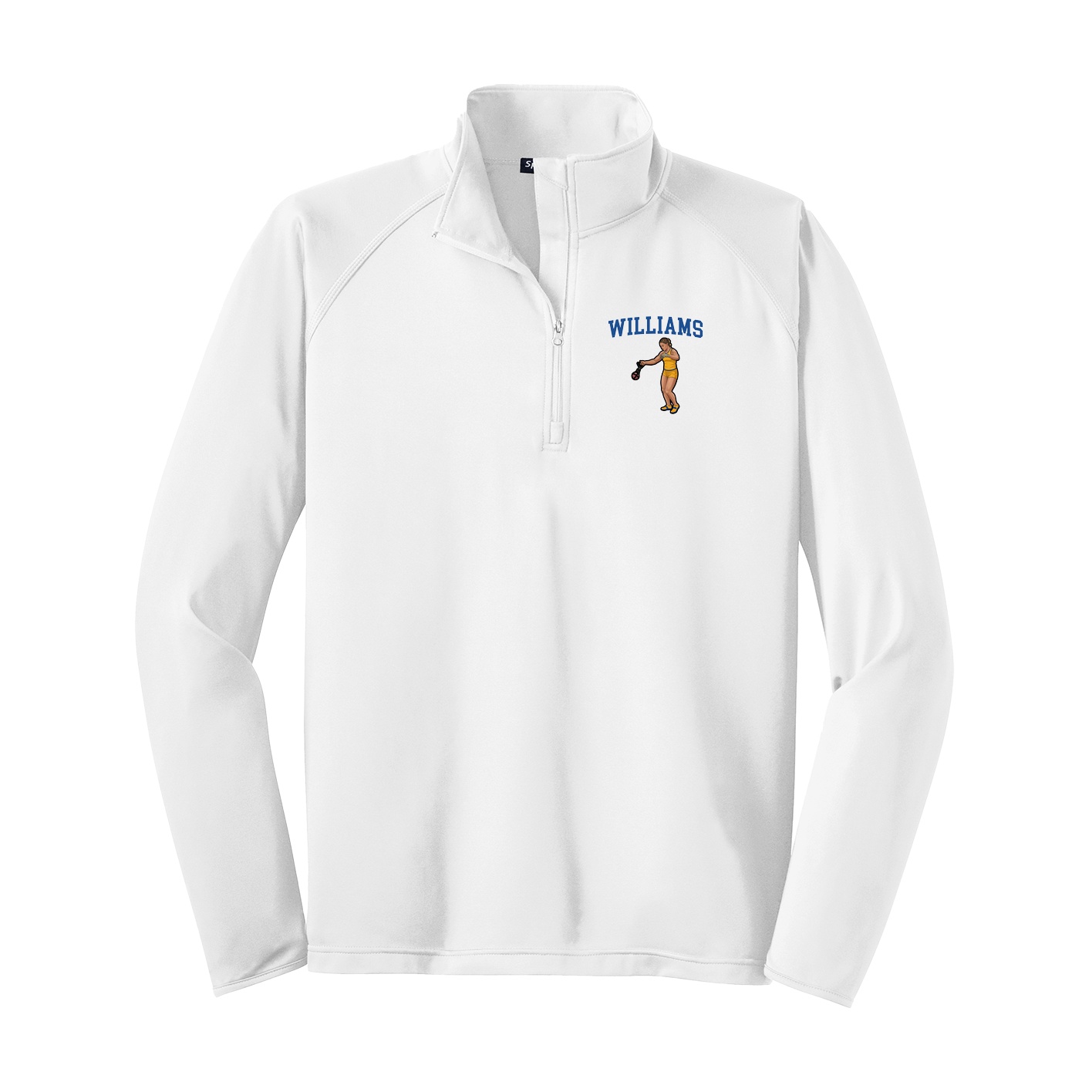 Q-Zip Pullover — Shirsey in White